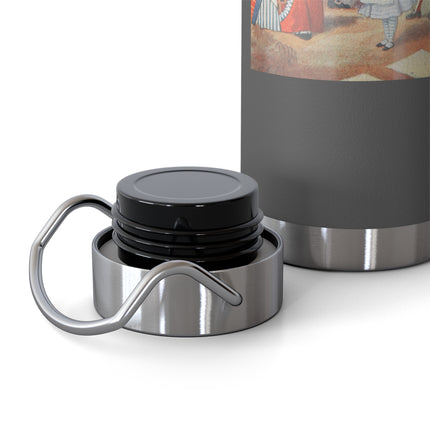 Off with her head! Off with— by Sir John Tenniel Copper Vacuum Insulated Bottle, 22oz
