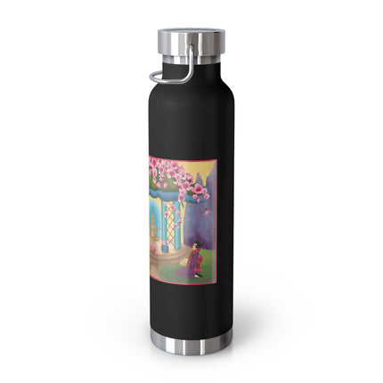 A Dance of Colors and Serenity by Carlo Chiostri Copper Vacuum Insulated Bottle, 22oz