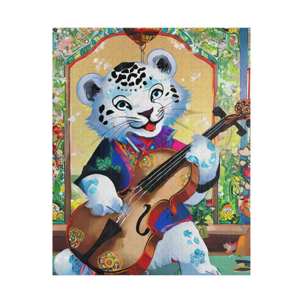 Melodies of the Snow Lion Cub Puzzle (110, 252, 520, 1014-piece)