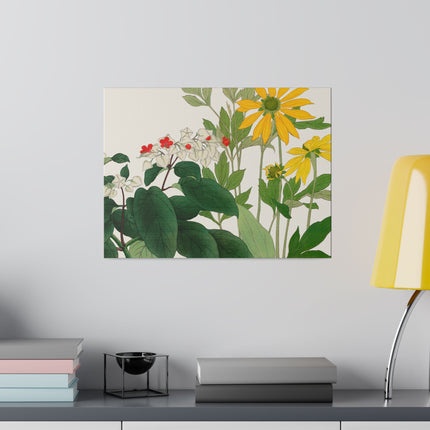 Clerodendrum and Rudbeckia by Tanigami Kônan – Japanese Botanical Harmony