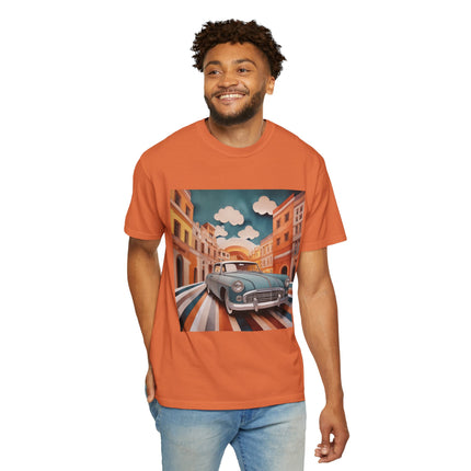 1960 Alfa Romeo Giulietta Unisex Garment-Dyed T-shirt