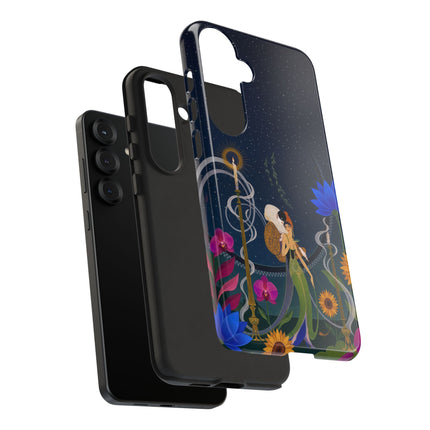 🌙🕯️ The Lady Of The Midnight Garden Phone Case – Art Deco Nocturne