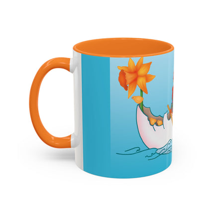 A Rooster's Seafaring Adventure Colorful Mugs, 11oz