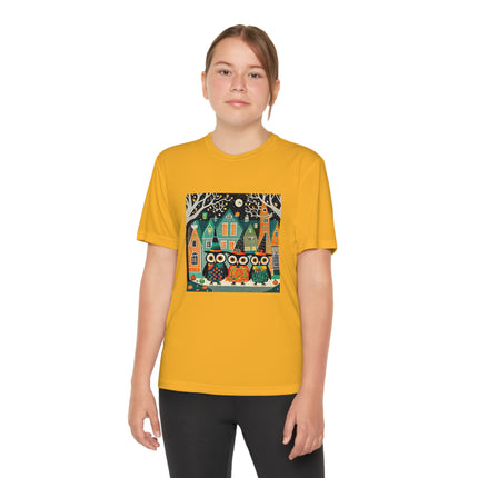 Night of the Trick-or-Treating Owlets Youth Competitor Tee