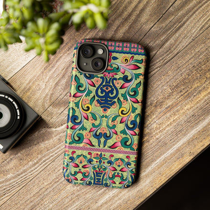 Colorful Flower Pattern by Owen Jones Phone Cases