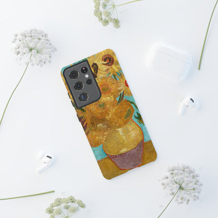 Vase with Twelve Sunflowers by Vincent Van Gogh Phone Cases