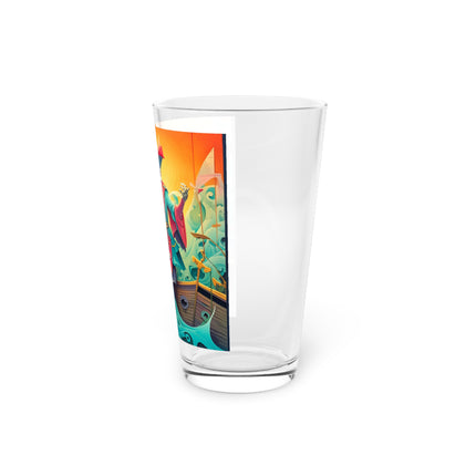 Skeleton Crew of the Misty Seas Glass, 16oz