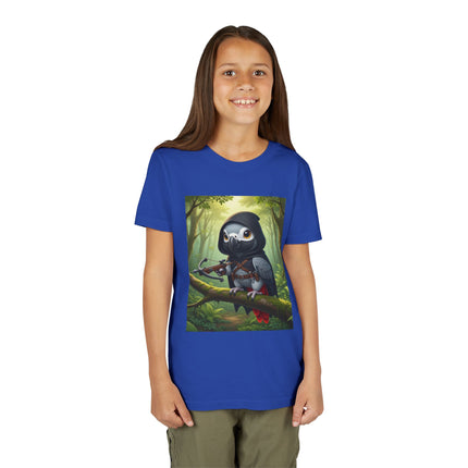 The African Grey Sentinel Youth Short Sleeve Tee