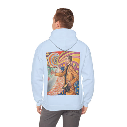 Portrait of Felix Feneon by Paul Signac Heavy Blend™ Hooded Sweatshirt