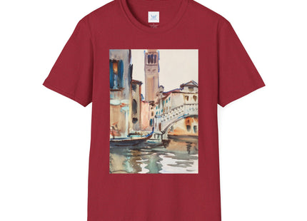 A Bridge and Campanile, Venice by John Singer Sargent Softstyle T-Shirt