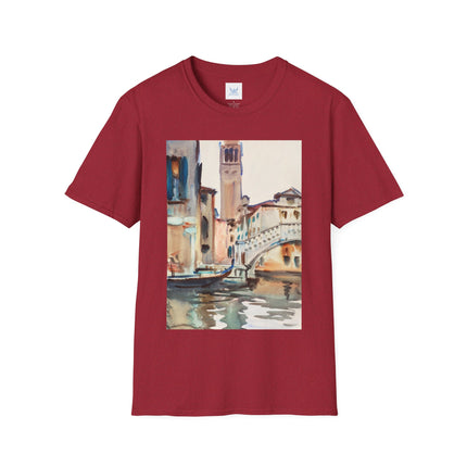 A Bridge and Campanile, Venice by John Singer Sargent Softstyle T-Shirt