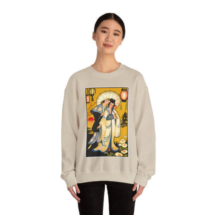Golden Embrace Heavy Blend™ Crewneck Sweatshirt
