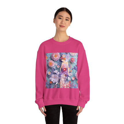 Aster Fairy Unisex Heavy Blend™ Crewneck Sweatshirt
