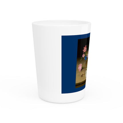 Flower Still Life by Ambrosius Bosschaert Ceramic Shot Glass
