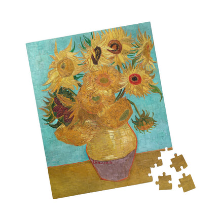 Vase with Twelve Sunflowers by Vincent Van Gogh Puzzle (110, 252, 500-Piece)