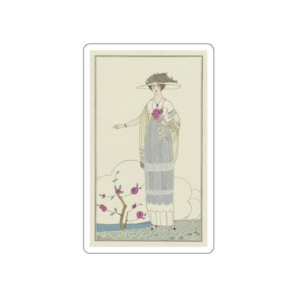 Robe de linon (Linen Dress) by Charles Martin Die-Cut Stickers (5 Stickers)