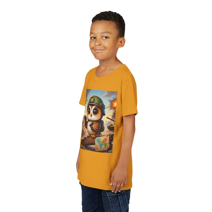 Owl on the Front Lines Youth Short Sleeve Tee
