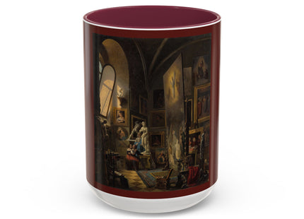 Raphael and his Muse in the Atelier by Vincenzo Abbati Colorful Mugs (11oz, 15oz)