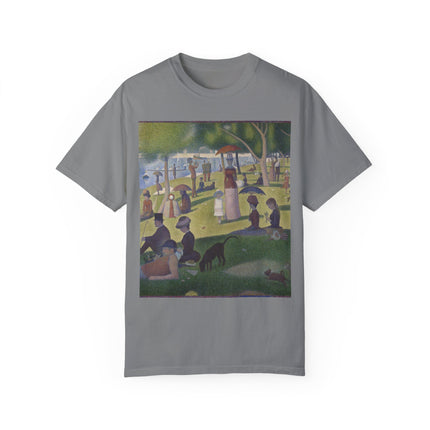 A Sunday on La Grande Jatte by Georges Seurat Unisex Garment-Dyed T-shirt