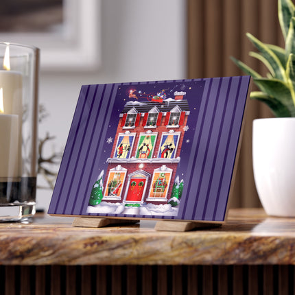 A Christmas Eve Celebration Ceramic Tile