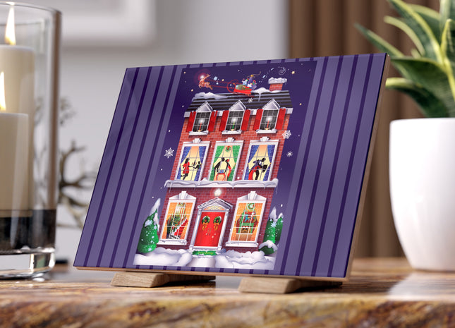 A Christmas Eve Celebration Ceramic Tile