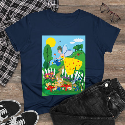 Garden Magic Women's Midweight Cotton Tee