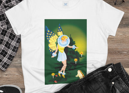 The Enchanted Encounter Women's Midweight Cotton Tee