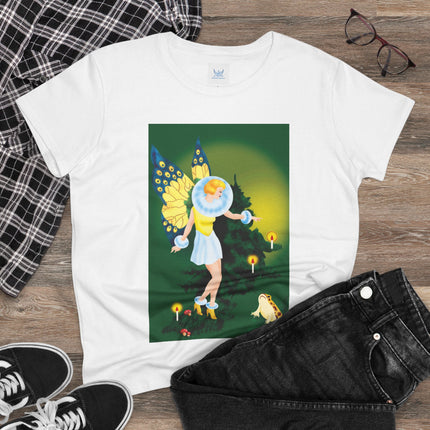 The Enchanted Encounter Women's Midweight Cotton Tee
