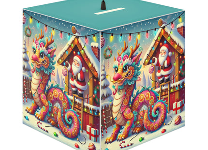 Playful Dragon's Christmas Light Cube Lamp