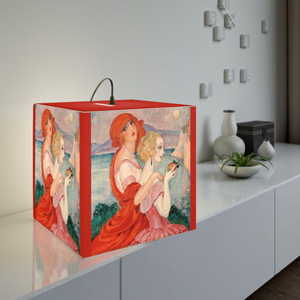 Sur la Route d'Anacapri by Gerda Wegener Light Cube Lamp