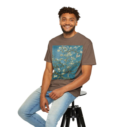 Almond Blossom by Vincent van Gogh Unisex Garment-Dyed T-shirt