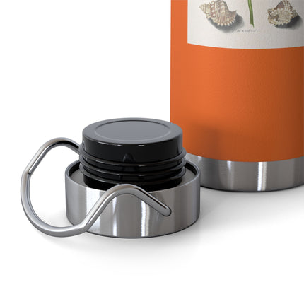 Tulip, Branches of Myrtle, and Shells by Maria Sibylla Merian Copper Vacuum Insulated Bottle, 22oz