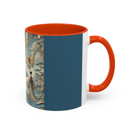 Butterfly Empress Colorful Mug – Graceful Butterflies & Timeless Elegance