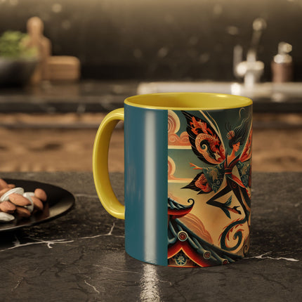Dragon Fairy of the Temple Colorful Mugs (11oz, 15oz)