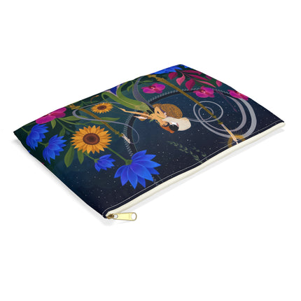 🌙🕯️ The Lady Of The Midnight Garden Accessory Pouch – Art Deco Nocturne