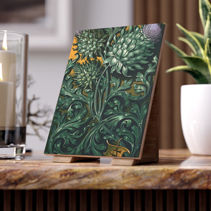 The Plant in Art and Industry Plate 06 Ceramic Tile