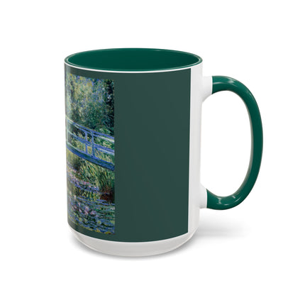 Water Lilies and Japanese Bridge by Claude Monet Colorful Mugs (11oz, 15oz)