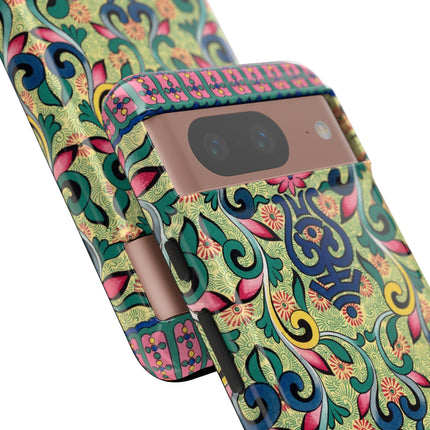 Colorful Flower Pattern by Owen Jones Phone Cases