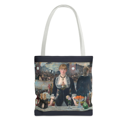 A Bar at the Folies-Bergère by Edouard Manet Tote Bag (AOP)