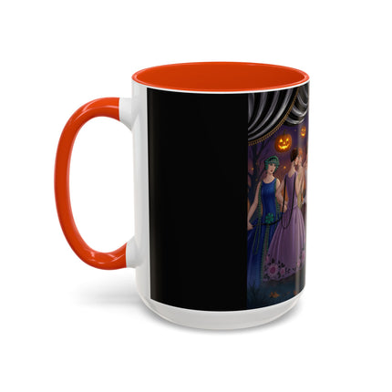 🏹🎃 Cupid's Arrow At Pumpkin Moon Manor Colorful Mug – Romantic Halloween Charm