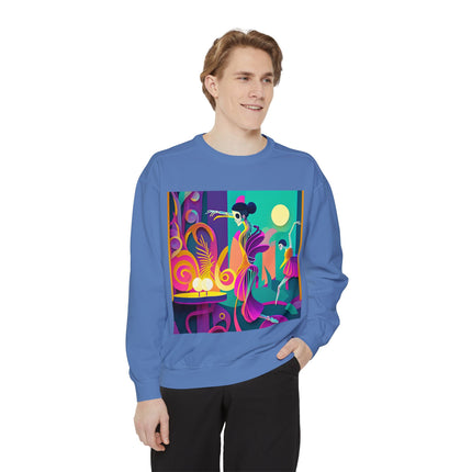 Dance of the Skeleton Ballerinas Unisex Garment-Dyed Sweatshirt