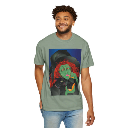 Mirror, Mirror A Witch's Touch Unisex Garment-Dyed T-shirt