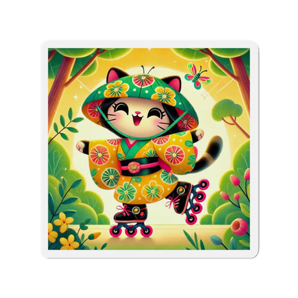 Firefly Dance on Wheels Die-Cut Magnets (5 Sizes)