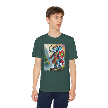 Cyberpunk Elephant Youth Competitor Tee