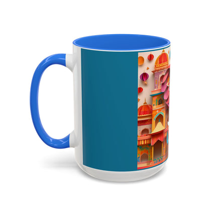 Elephant at an Autumn Festival Colorful Mugs (11oz, 15oz)