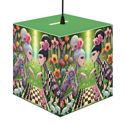 ♟️🌸 The Spring Gambit: A Fairy's Move Light Cube Lamp – Whimsical Chess & Spring Magic
