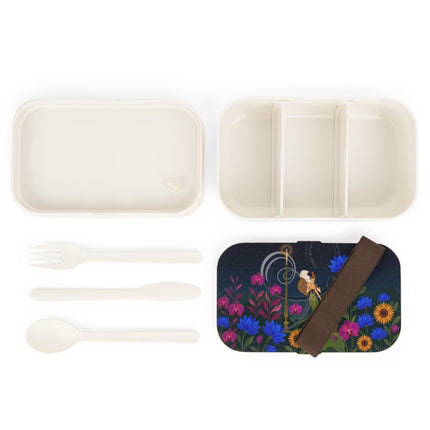 🌙🕯️ The Lady Of The Midnight Garden Bento Lunch Box – Art Deco Nocturne