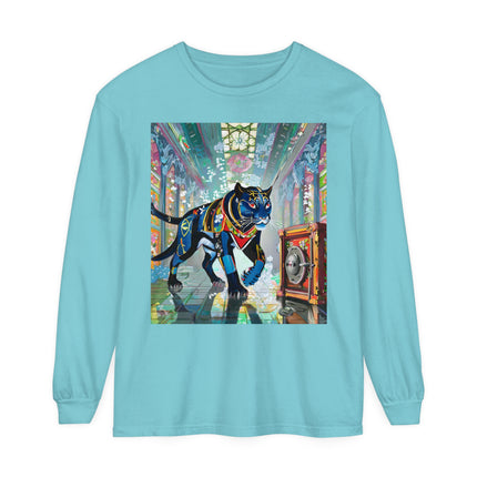 Cyber Panther's Hunt Long Sleeve T-Shirt