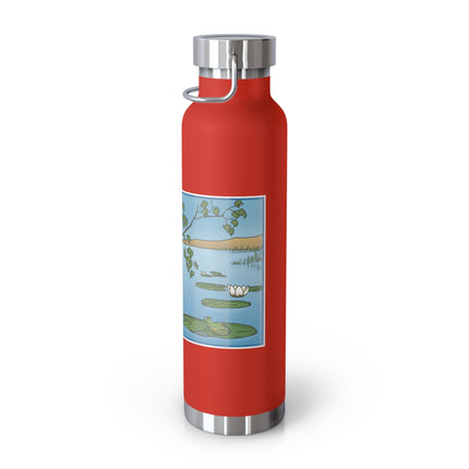 The Crow and the Frog Copper Vacuum Insulated Bottle, 22oz