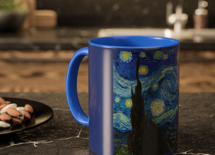 The Starry Night by Vincent Van Gogh Colorful Mugs (11oz, 15oz)